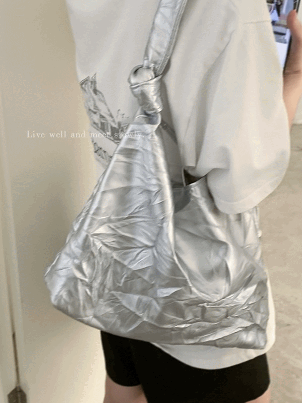 윙클 바이닐 숄더백/보부상 가방 (3 color)